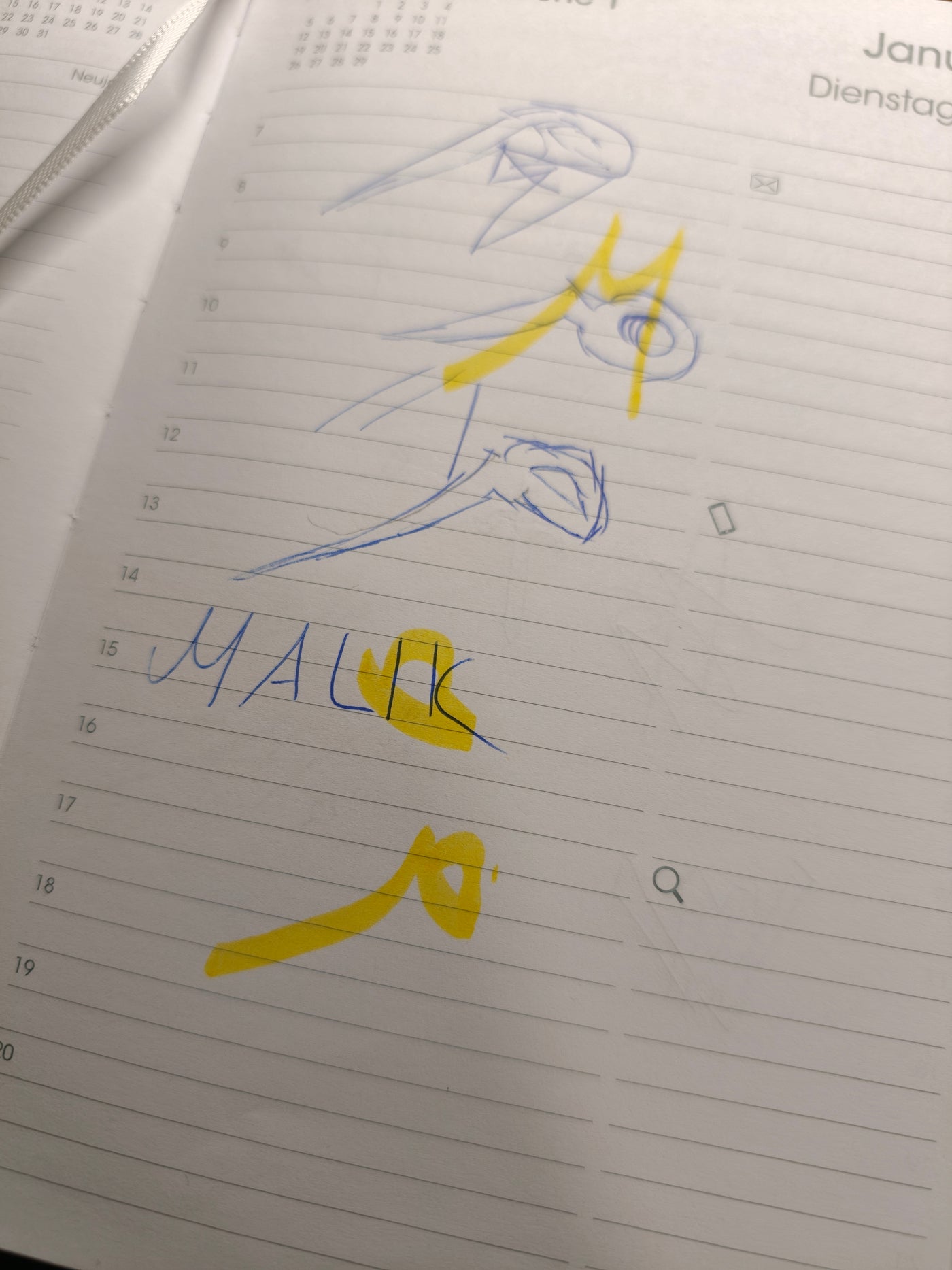 Das Mim findet seine Linie